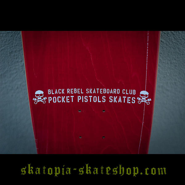 Pocket Pistols Skates, Duane Peters DP77 BRSC skateboard deck